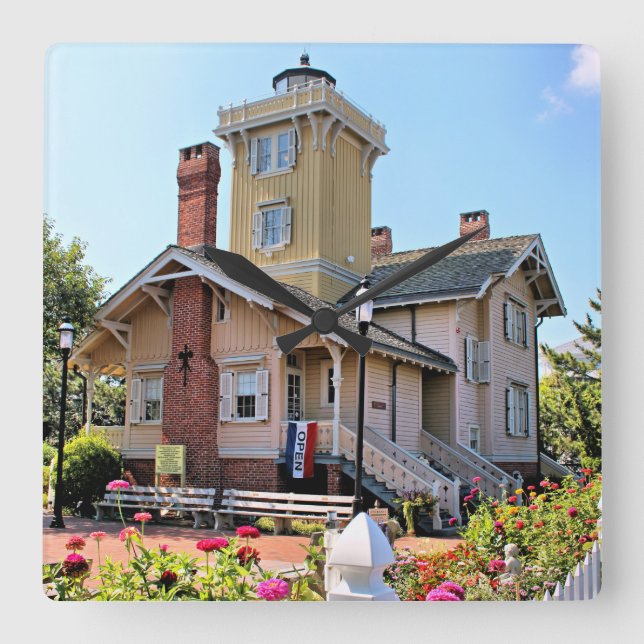 Hereford Inlet Lighthouse, New Jersey Wall Clock (Front)