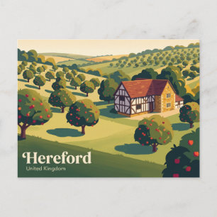 Herefordshire Cider Groves United Kingdom Postcard