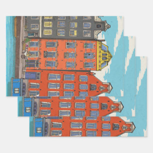 Herengracht Canal Amsterdam Netherlands Wrapping Paper Sheet