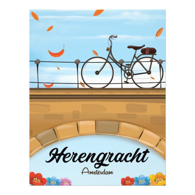 Herengracht Canal Amsterdam Travel poster (Front)