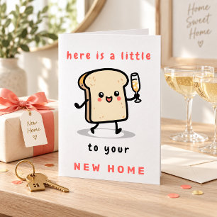 Here's a Little Toast to Your New Home Card