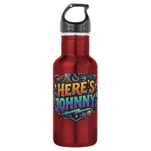 Here's Johnny! – Classic Catchphrase Graphic T-Shi 532 Ml Water Bottle