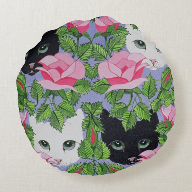 Heres Looking at You Round Cushion (Back)