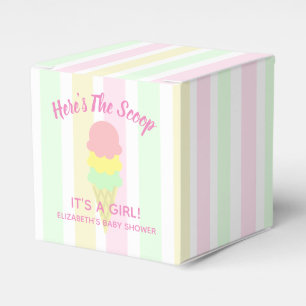 Here's The Scoop Ice Cream Summer Baby Shower Favour Box