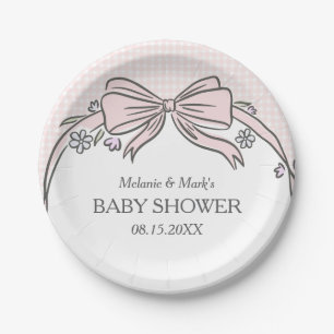 Here's the Scoop Pink Ice Cream Sundae Paper Plate