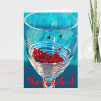 Here's to love! holiday card