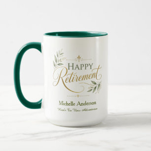 Here's To New Adventures Personalised Name Mug