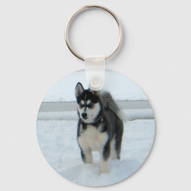 Here's Trouble Key Ring (Front)