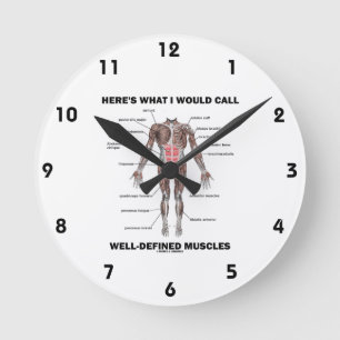 Here's What I Would Call Well-Defined Muscles Round Clock