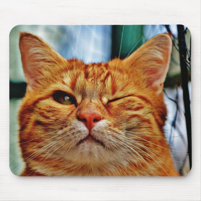 Here's Winking at You . . . Mouse Pad (Front)