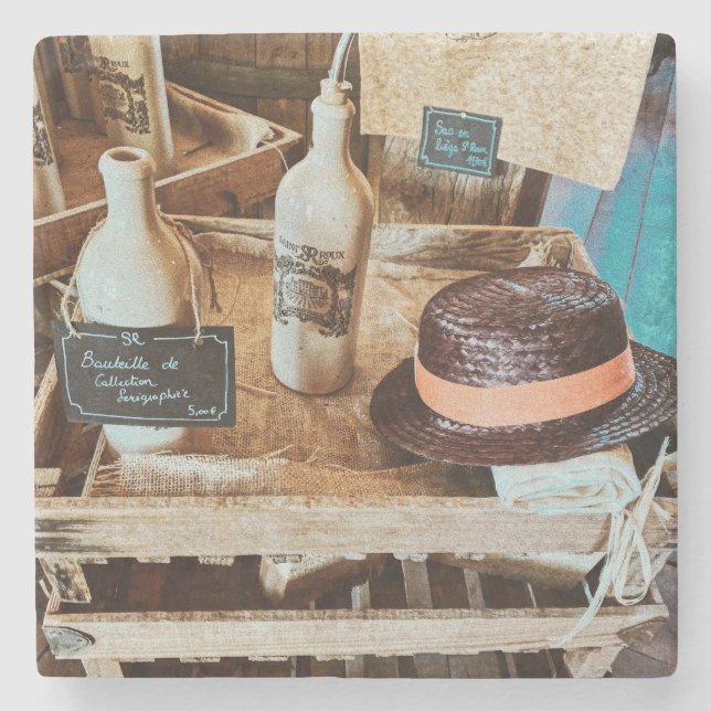 Here's Your Hat, What's Your Hurry Stone Coaster (Front)