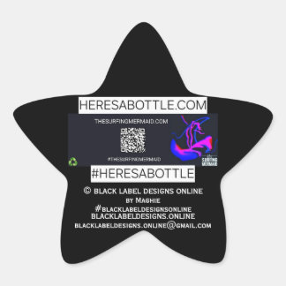 ©️ HERESABOTTLE.COM #HERESABOTTLESWAG STAR STICKER