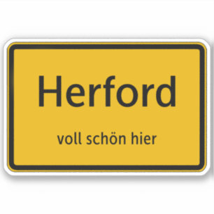 Herford Sticker Sticker Autosticker