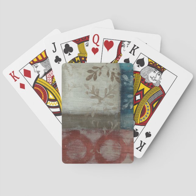 Heritage Abstract II Playing Cards (Back)