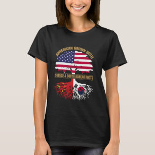 Heritage American Grown with Chinese South Korean T-Shirt