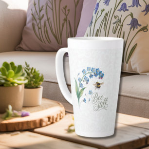 Heritage    Bee Still – Botanical Floral Latte Mug