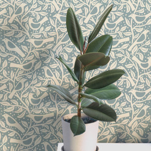 Heritage Birds and Branches Duck Egg Blue Wallpaper