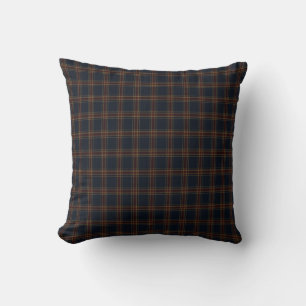 Heritage Burgundy Tartan Plaid Luxury Old Money Cushion