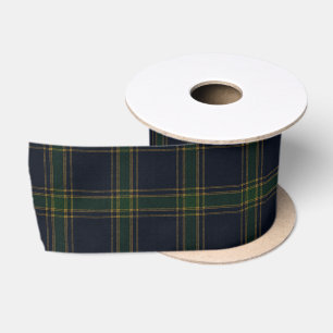 Heritage Evergreen Tartan Plaid Luxury Winter Satin Ribbon