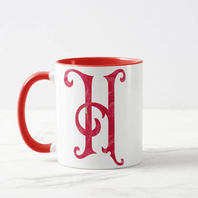 HERITAGE -H- reddish Mug (Left)