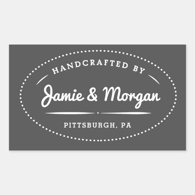 Heritage Handcrafted Name Label (Front)