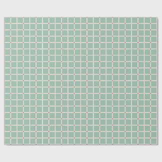 Heritage Holiday Check Wrapping Paper