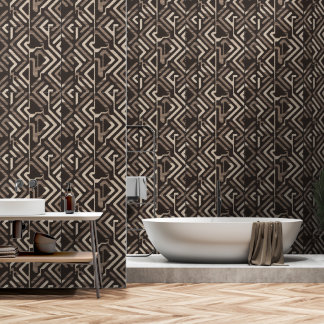 Heritage Luxe (Indigo + Earth) Luxury Wallpaper