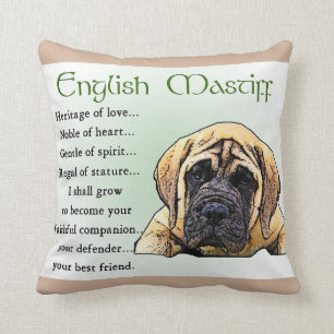 Heritage of Love English Mastiff Cushion