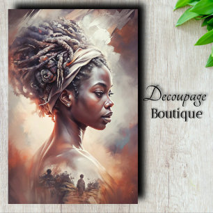 Heritage Queen Decoupage Tissue Paper