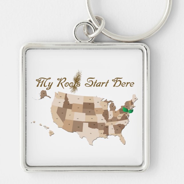 Heritage Roots Keychain (Front)