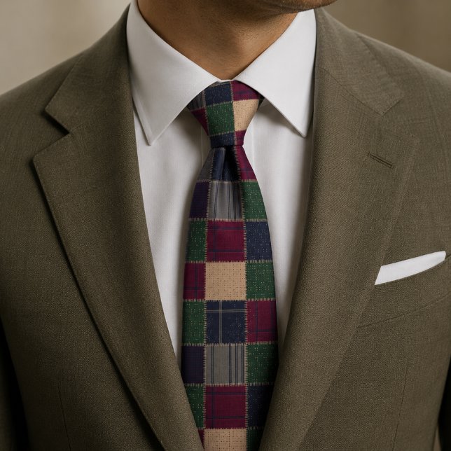 Heritage Tartan Patchwork  Tie (Creator Uploaded)