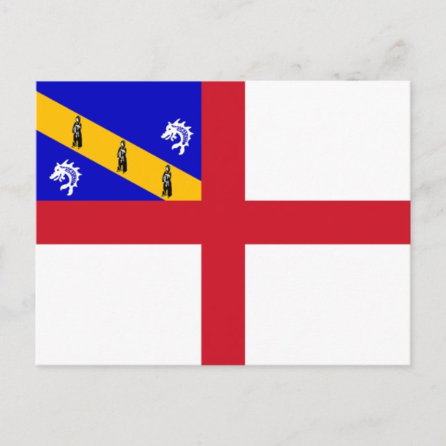 Herm Flag Postcard (Front)