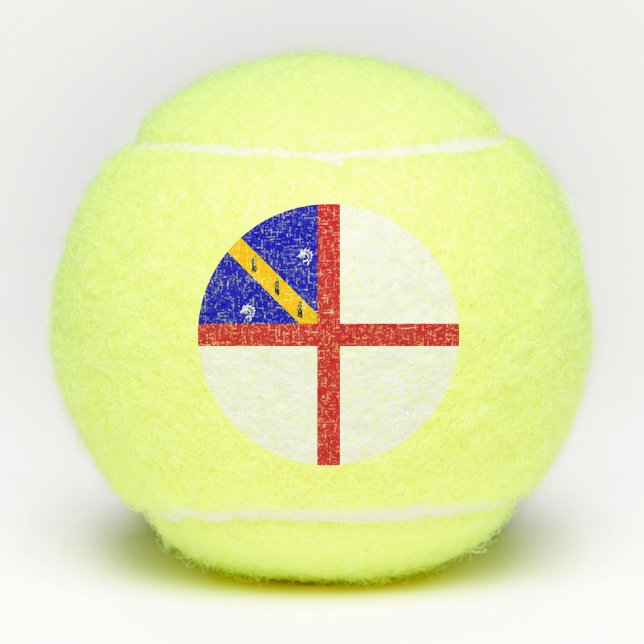 Herm Flag Tennis Balls (Front)