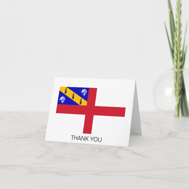 Herm Flag Thank You Card (Front)
