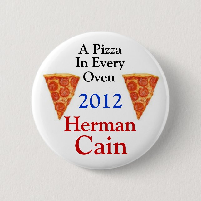 Herman Cain 2012 6 Cm Round Badge (Front)