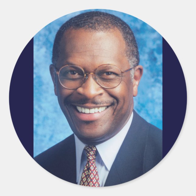 Herman Cain Classic Round Sticker (Front)