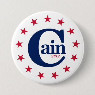 Herman Cain for President 2012 3" Campaign Button