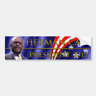 Herman Cain for President 2012 Bumper Sticker