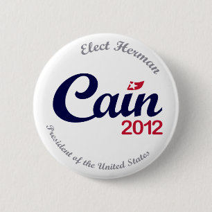 Herman Cain for President 2012 "Spirit" Button 2.5