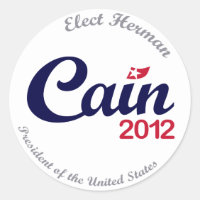 Herman Cain for President 2012 "Spirit" Stickers