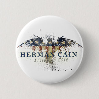Herman Cain for President 6 Cm Round Badge