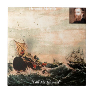 Herman Melville Call Me Ishmael Quote Tile
