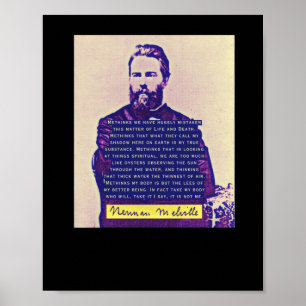 Herman Melville Quote Inks We Have Hugely Mistaken Poster