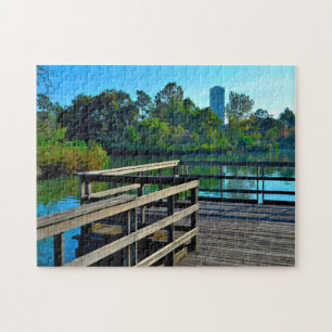Herman Park Houston Texas. Jigsaw Puzzle