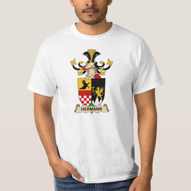 Hermann Family Crest T-Shirt (Front)
