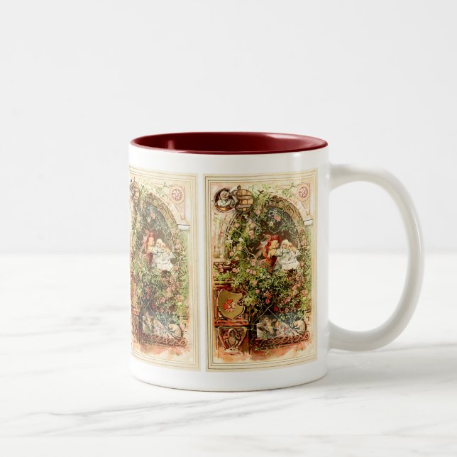 Hermann Vogel - Sleeping Beauty Two-Tone Coffee Mug (Right)