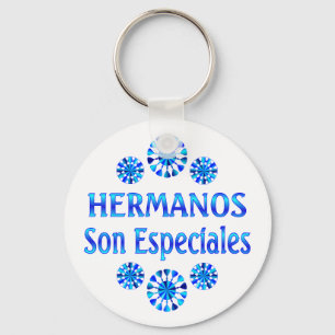 Hermanos Son Especiales Key Ring