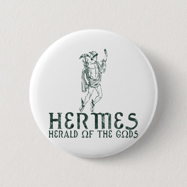 Hermes 6 Cm Round Badge (Front)