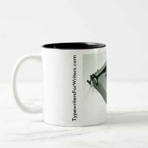 Hermes Rocket typewriter Two-Tone Coffee Mug