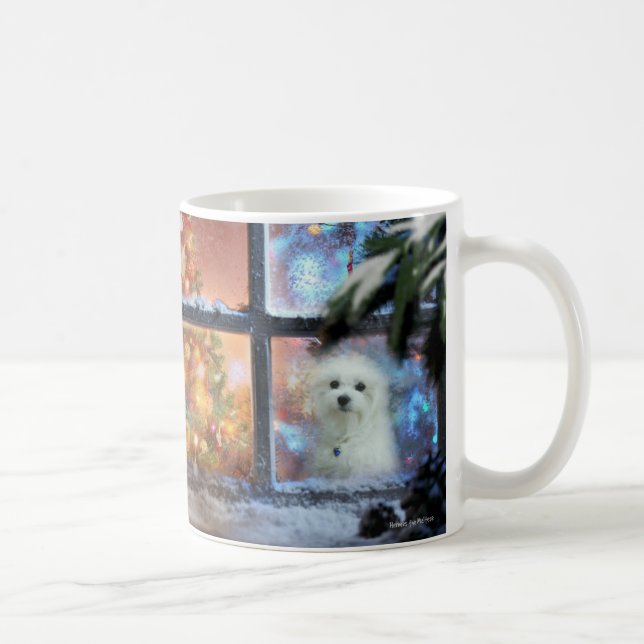 Hermes the Maltese Coffee Mug (Right)
